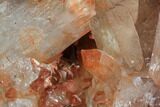 Natural, Red Quartz Crystal Cluster - Morocco #88927-1